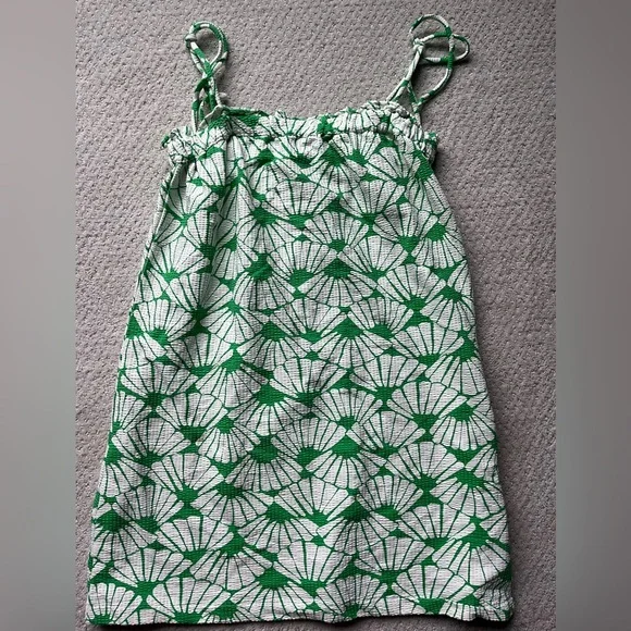 H&M | Dresses | Nwt Hm Green And White Dress Size M | Poshmark